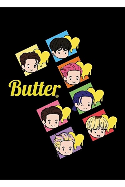 Universal Ξύλινη διακοσμητική αφίσα Chibi Butter Tablo Κωδικός3851