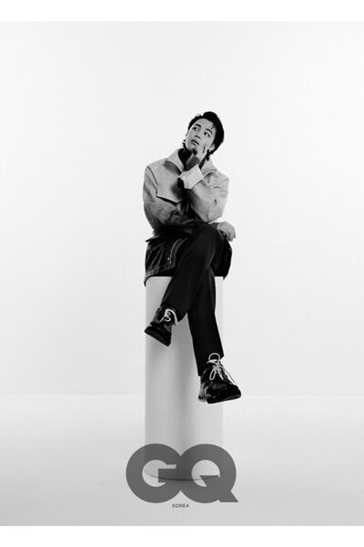 Universal Jimin Gq Mag Tablo Ξύλινη Διακοσμητική Αφίσα Κωδικός4349