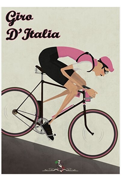 Universal Poster decorativ din lemn Giro D'italia