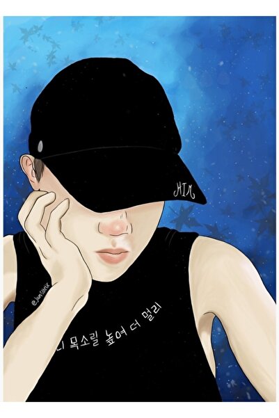 Universal J-hope - Hım Tablo Ξύλινη Διακοσμητική Αφίσα Κωδ.4335