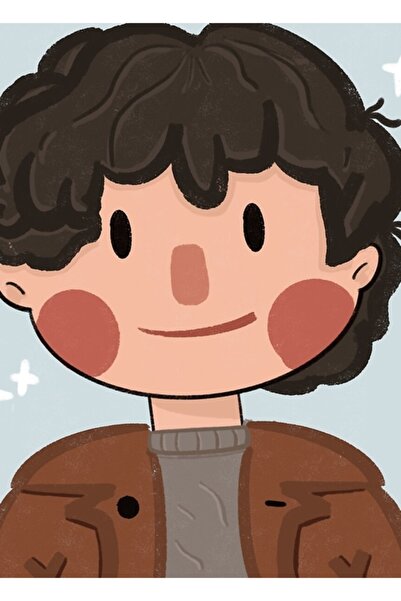 Universal Taehyung Winter Bear Doodle Painting Ξύλινη διακοσμητική αφίσα με κ...