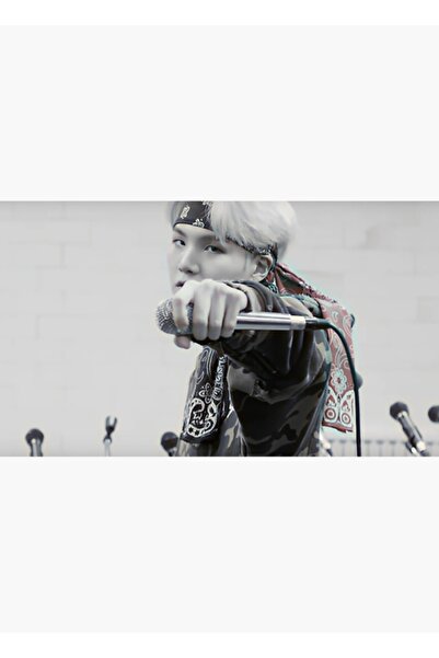 Universal Suga Mic Drop Ξύλινη Διακοσμητική Αφίσα Τραπεζιού Κωδικός4045