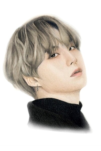 Universal Μιν Γιούνγκι (Σούγκα) Ξύλινη Αφίσα Τέχνης Διακοσμητική Κωδικός3168