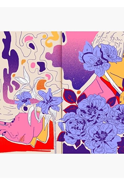 Universal Bloom Πίνακας Ξύλινη Αφίσα Διακοσμητική Κωδικός5684