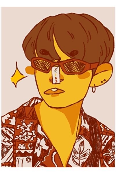 Universal Διακοσμητική Ξύλινη Αφίσα Jungkook Tablo Κωδικός5075