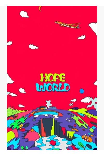 Universal Hope World {j-hope's Mixtape} Ξύλινη Αφίσα Τραπεζιού Διακοσμητική Κ...