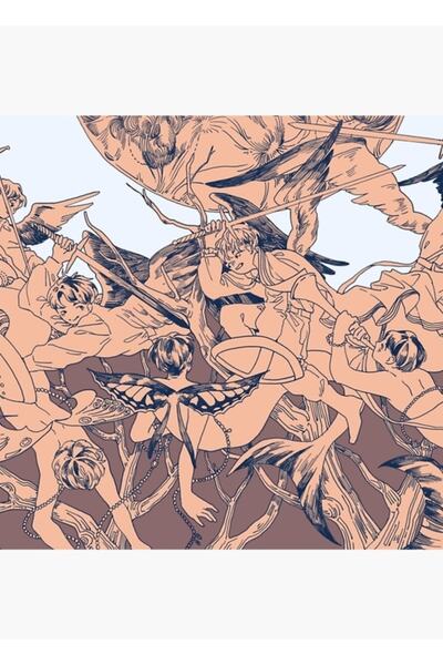 Universal Düşmüş Meleklerin Isyanı Tablo Ahşap Poster Dekoratif Kod1788