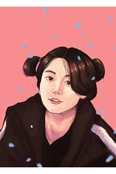 Universal Bahar Kook - Ροζ Ξύλινη Αφίσα Ζωγραφικής Διακοσμητική Κωδικός3061