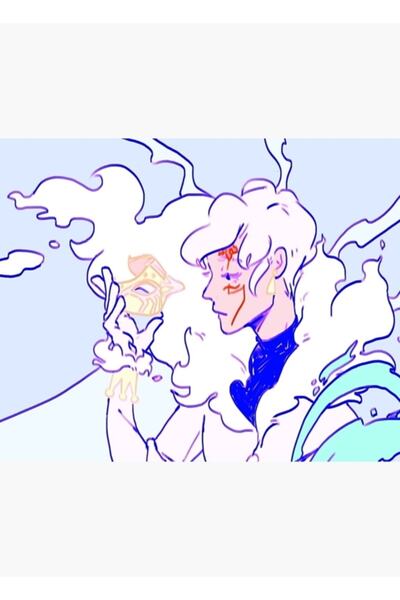 Universal Τραπέζι με σχέδιο Σύννεφο Τιάρας, Ξύλινη Διακοσμητική Αφίσα