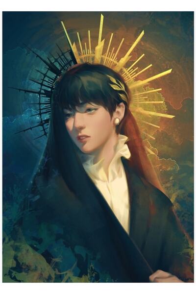 Universal Apollo Taehyung Ξύλινη Διακοσμητική Αφίσα Κωδικός3535