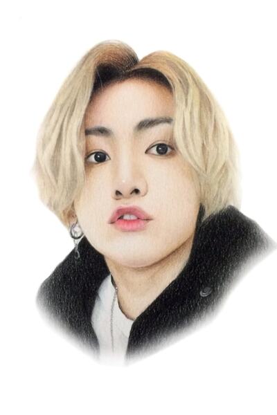 Universal Διακοσμητική ξύλινη αφίσα ζωγραφικής τέχνης Jeon Jungkook Κωδ.4106