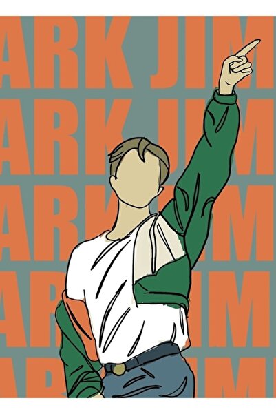 Universal Park Jimin (jımın) Tablou de artă minimalistă Poster decorativ din ...