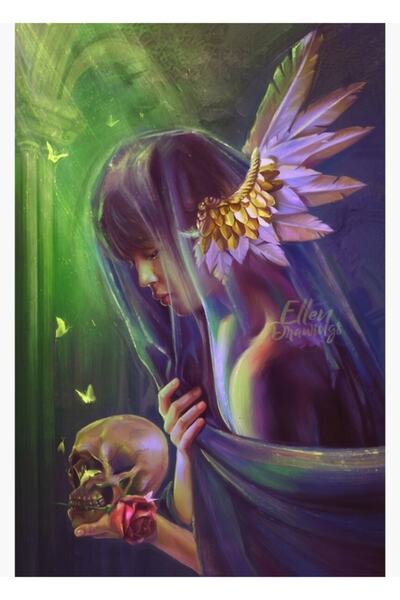 Universal Poster decorativ din lemn Jimin Code5697