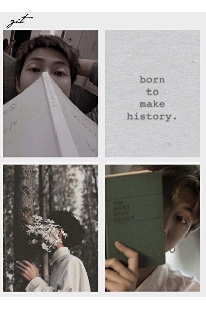 Universal Kim Namjoon Αισθητικά Είδη, Ξύλινη Διακοσμητική Αφίσα Τέχνης, Ξύλιν...