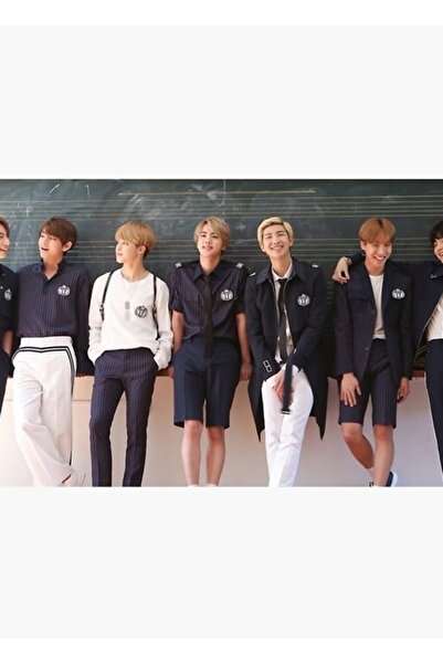 Universal Ξύλινη διακοσμητική αφίσα Bangtan Boys με κωδικό 4266