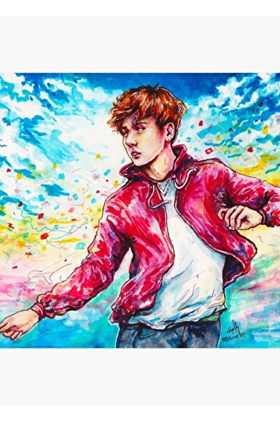 Universal Ταξίδι |   Διακοσμητική ξύλινη αφίσα Jungkook Tablo Κωδικός2920