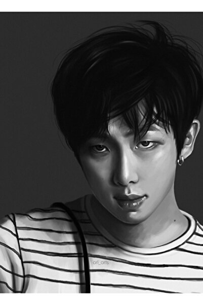 Universal Namjoon (Συλλογή Σκοτάδια) Πίνακας Ξύλινης Αφίσας Διακοσμητικός Κωδ...