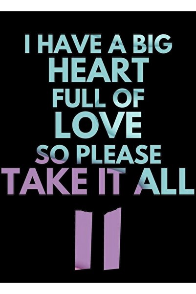 Universal Έχω μια μεγάλη καρδιά γεμάτη αγάπη, παρακαλώ αγοράστε τα όλα - Ξύλι...