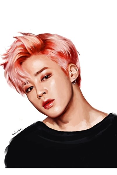 Universal Ynwa Jimin Tablo Poster decorativ din lemn Cod4695