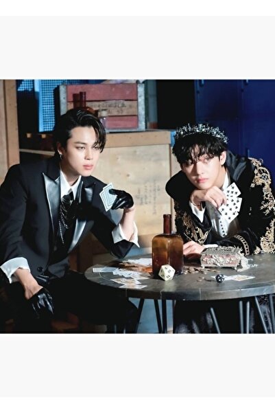 Universal Γειασμοί από την περίοδο του Vmin Taehyung και Jimin 2022 Ξύλινη δι...