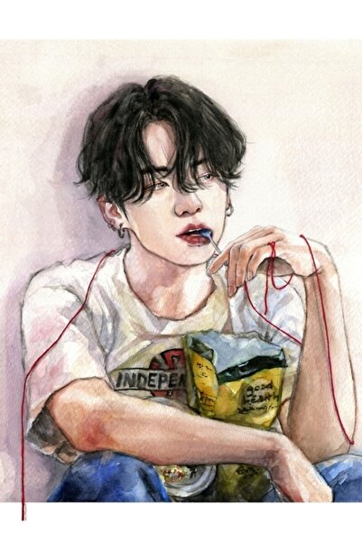 Universal Coarda Roșie - Poster din lemn pentru pictură JK, decorativ Cod3513