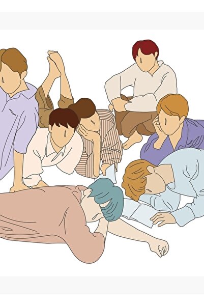 Universal Εικόνα 7 από τους Bangtan Boys που βλέπει τον εαυτό σας, Ξύλινη δια...