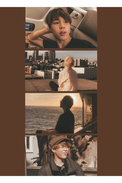 Universal Poster decorativ din lemn cu tablou de călătorie relaxantă Jimin Co...