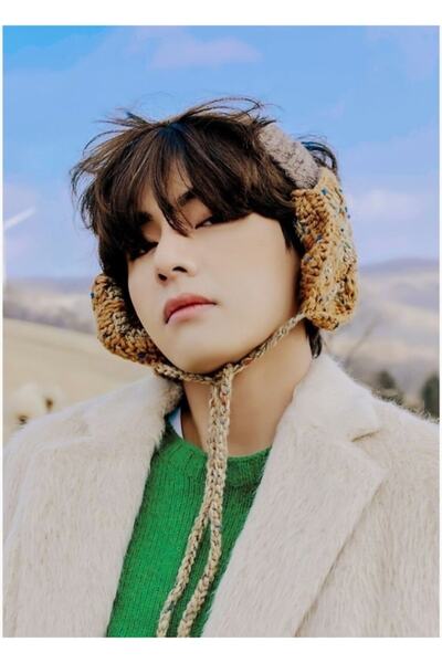 Universal Tablou decorativ din lemn Taehyung, Poster, Cod5214