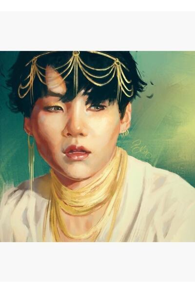 Universal Poster decorativ din lemn Yoongi Tablo Cod5645