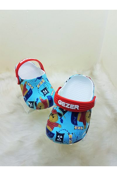 GEZER صنادل متقاطعة للأطفال بنمط قرصان لطيف