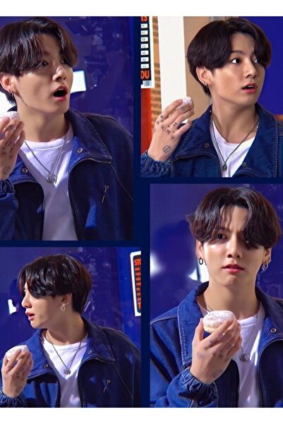 Universal Jungkook Estetică Pictură cu dinamită în spatele scenei Poster deco...