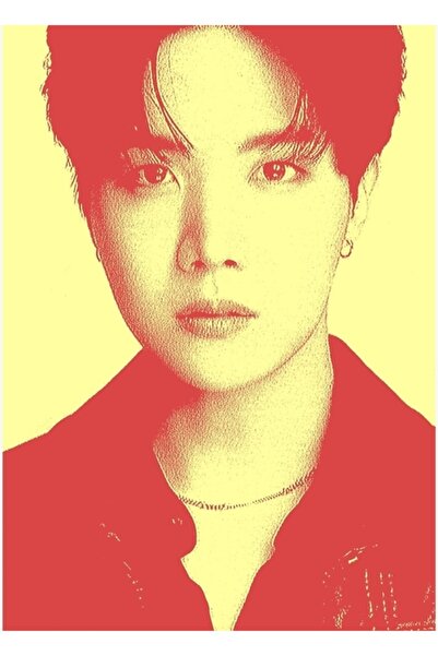 Universal Αφίσα διπλού τόνου [j-hope] Ξύλινη αφίσα ζωγραφικής Διακοσμητική Κω...