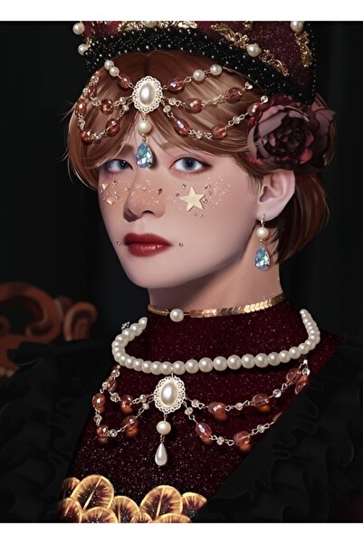 Universal Επιτραπέζια Ξύλινη Αφίσα Διακοσμητικό Παιδικό Σκουλαρίκι με Πέρλες ...