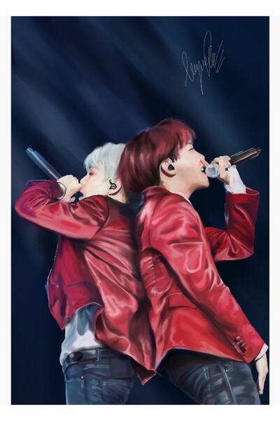 Universal Σόπε Γιουνσόκ K-pop Φάναρτ Ξύλινη Διακοσμητική Αφίσα Κωδικός1556