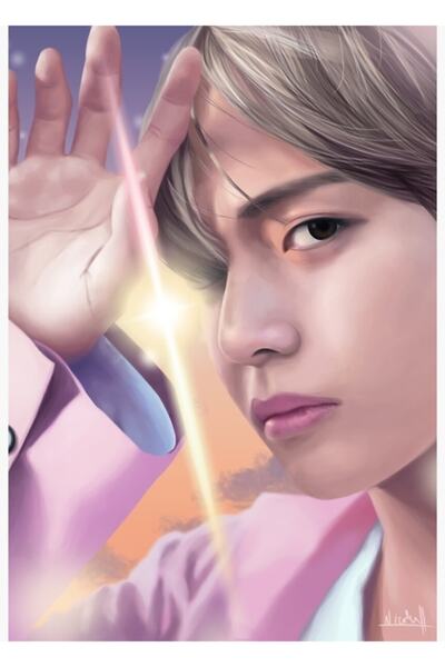 Universal Poster decorativ din lemn cu pictură Twilight Kod4024