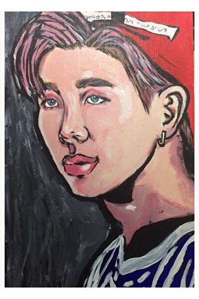 Universal Διακοσμητική Ξύλινη Αφίσα Τραπεζιού Namjoon Κωδικός5497