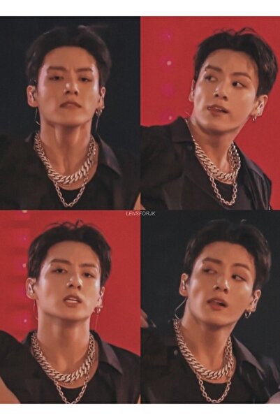 Universal Jungkook Estetik Tablo Poster decorativ din lemn care adună element...