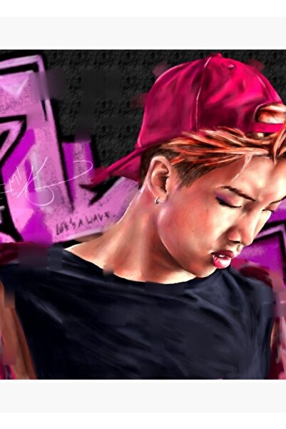 Universal Αλλαγή - Ξύλινη διακοσμητική αφίσα τέχνης Namjoon Code2630