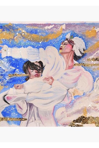 Universal Jikook Black Swan Pictură în acuarelă Poster decorativ din lemn Cod928