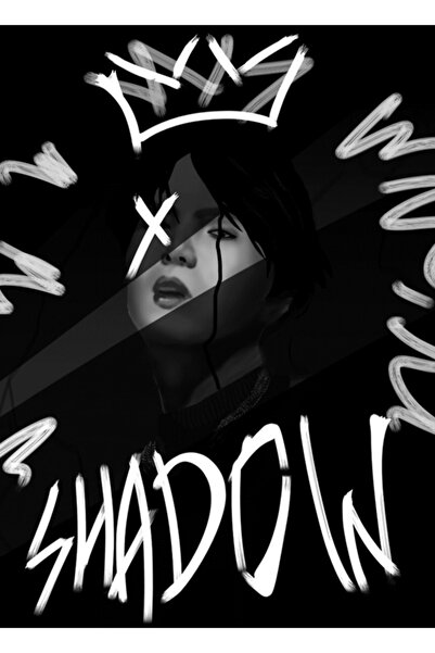 Universal Poster decorativ din lemn Shadow Tableau Cod5760