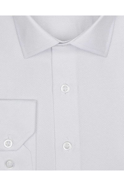 SÜVARİ Classics Slim Fit Slim Fit Προσαρμοσμένο πουκάμισο Dobby χωρίς τσέπη