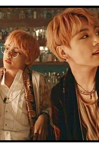 Universal Vkook Καουμπόις Ξύλινη Αφίσα Ζωγραφικής Διακοσμητική Ξύλινη Αφίσα Κ...