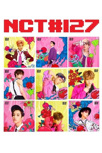 Universal Nct 127 Kiraz Bombası 02 Tablo Ahşap Poster Dekoratif Kod1809