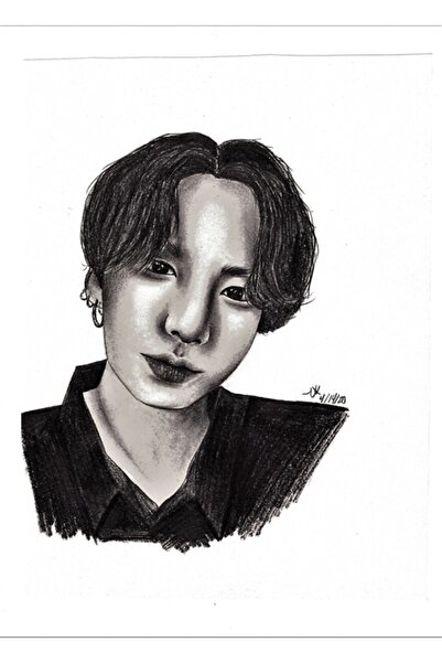 Universal Ανθοπωλείο Jungkook Πίνακας Ξύλινη Αφίσα Διακοσμητική Κωδικός3479