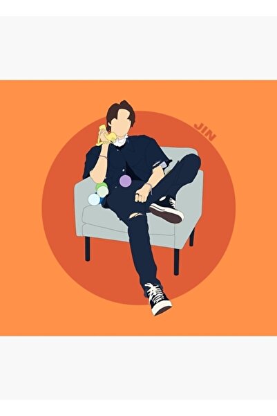 Universal Butter Jin Concept Photo - Poster decorativ din lemn pentru fani Kp...