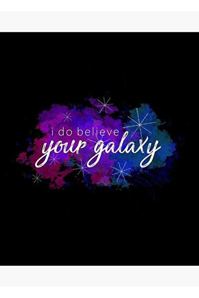 Universal Πιστεύω στον Γαλαξία σας Πίνακας Ξύλινη Αφίσα Διακοσμητική Κωδικός2083