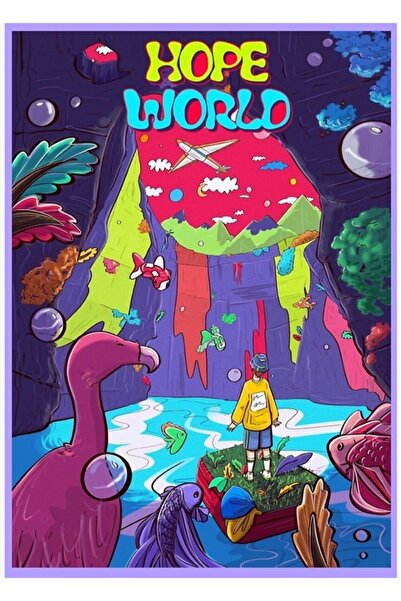 Universal Poster decorativ din lemn Umut Dünyası Kod4223