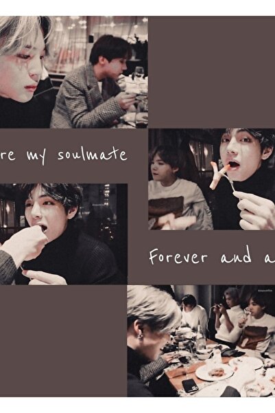 Universal Jimin și Taehyung Estetic Spirit Twin Poster din lemn decorativ Cod669