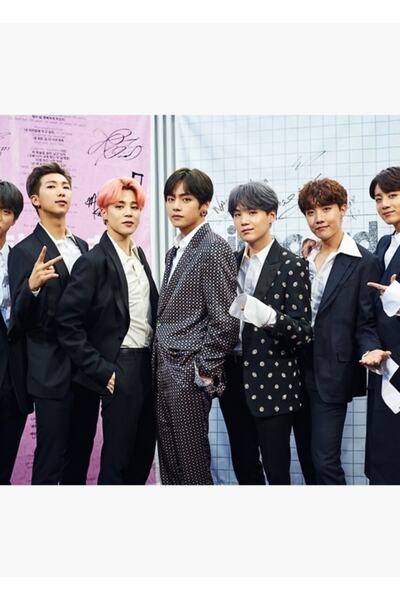 Universal Bangtan Billboard Awards 2019 Poster decorativ din lemn Cod956