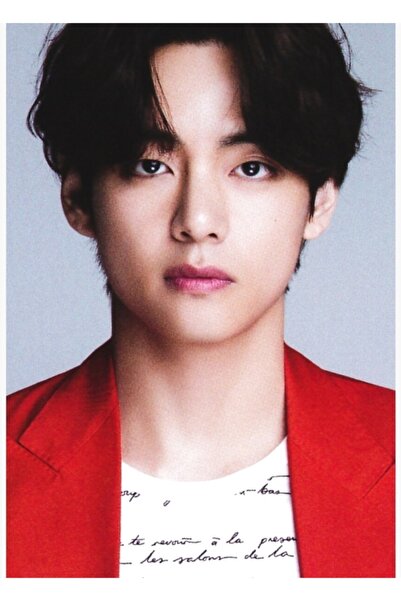 Universal Taehyung (v) Poster decorativ din lemn cu tablou revistă Dicon Cod1573
